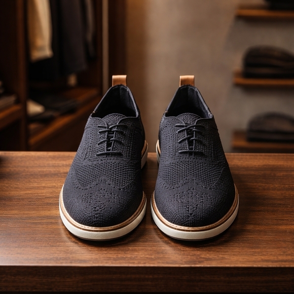 Cole Haan OriginalGrand Stitchlite Wingtip Oxford  Black Knit Size 9M main image 11